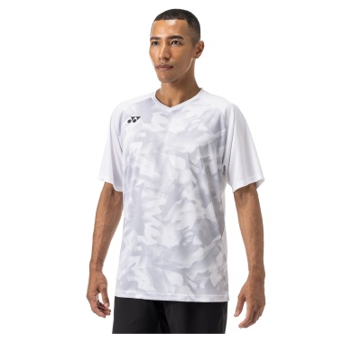 Yonex Sport T-shirt Crew Neck Club Team YM0033 (100% Polyester) 2025 white Men's